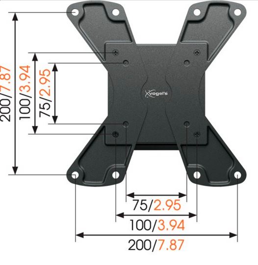 Vogels Wall 1105 Supporto da parete piatto per TV fino a 37 pollici
