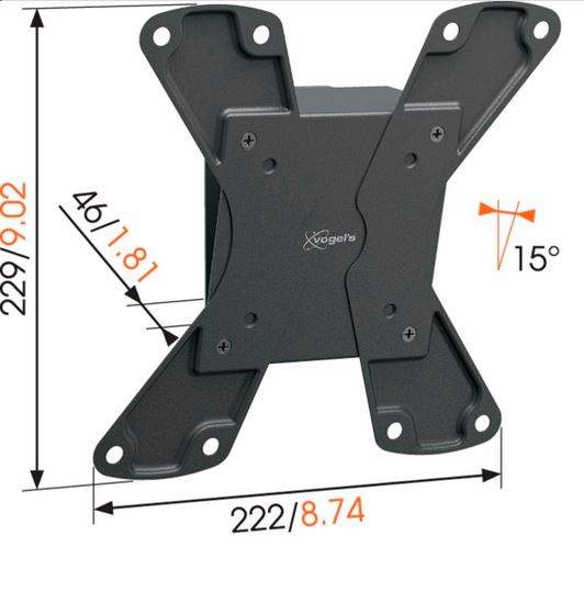 Vogels Wall 1115 Supporto da parete per schermi fino a 37 pollici