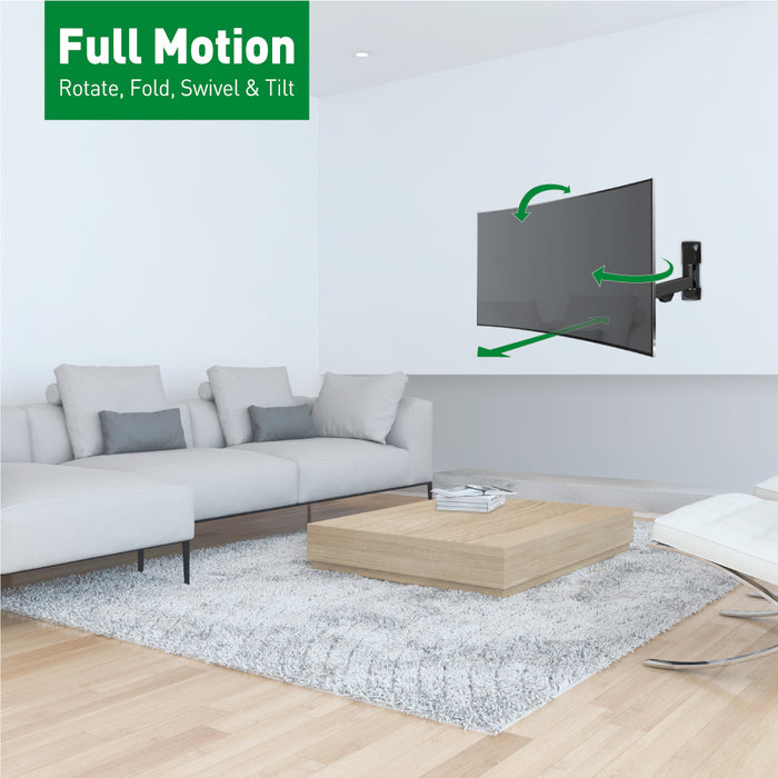 Supporto Barkan per TV a parete lungo |Universale| 13" - 39" | VESA 200x200