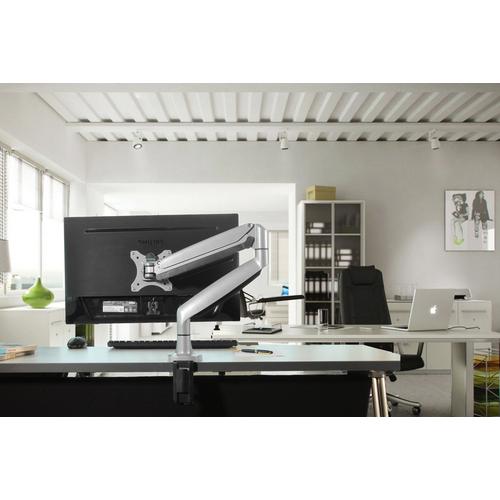 Neomounts NM-D750SILVER Supporto da scrivania per schermi fino a 32 pollici