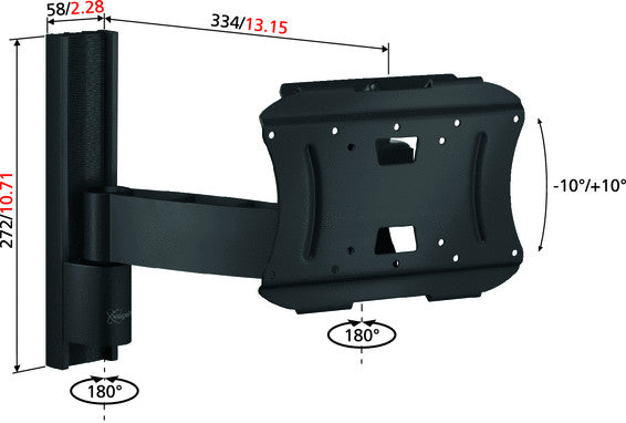 Vogels VFW 332 supporto da parete per LCD/Plasma