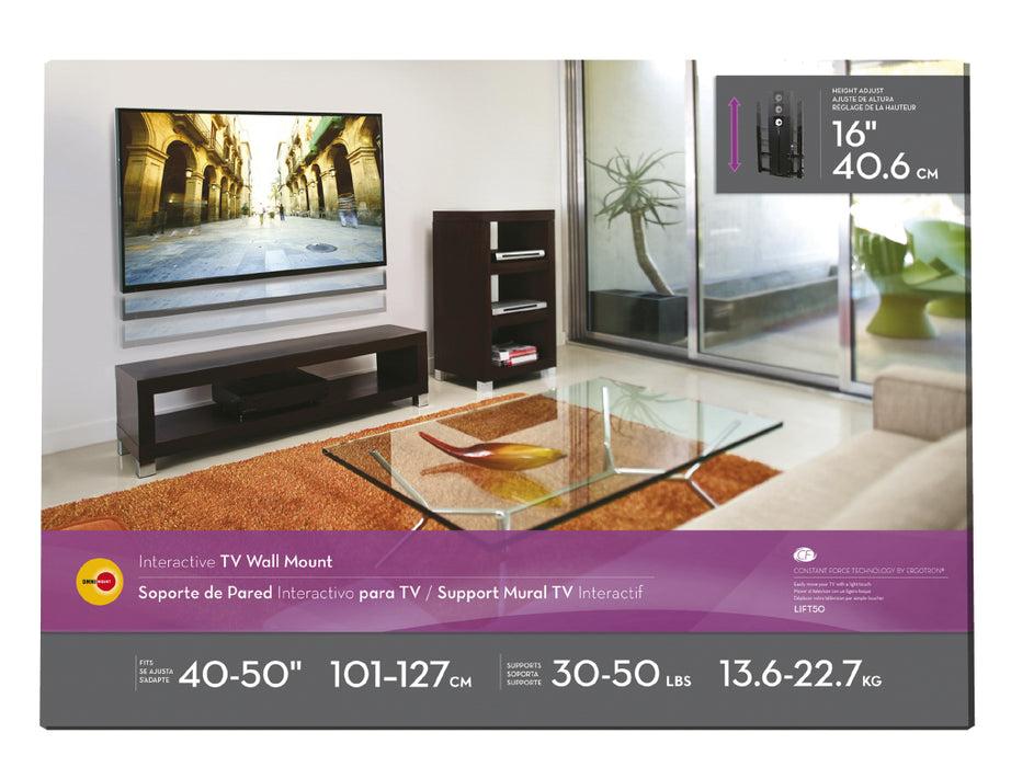 Supporto da parete interattivo 40-50"