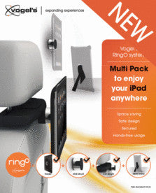 Vogels TMS 304 RingO Multi Pack per iPad 2 e 3 nero