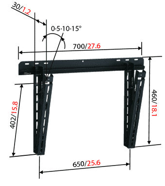 Vogels VFW 140 supporto da parete per LCD/Plasma