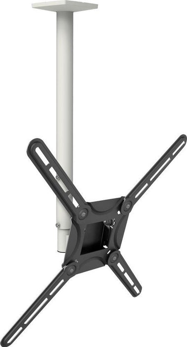 Supporto da soffitto Barkan Witte 27 - 65 pollici | Altezza massima regolabile | Ruotabile e inclinabile | VESA 400x400 | Universale