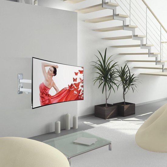 Barkan Mounts supporto TV universale bianco |13 a 65 pollici |VESA 400x400