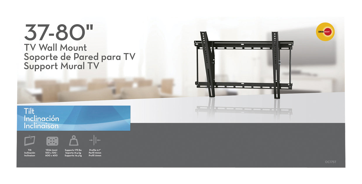 Supporto TV Omnimount semplice 37-80"