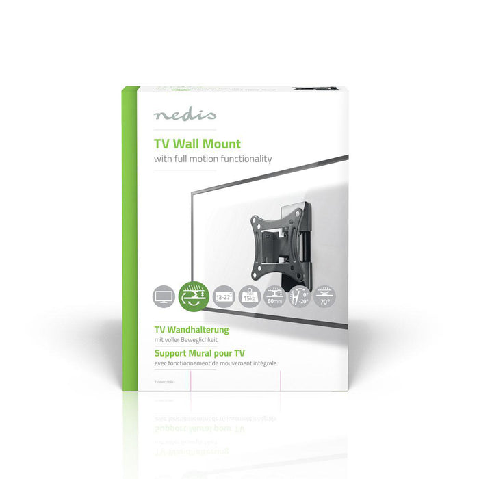 Supporto TV Full-Motion | 13 - 27 pollici | Max. 15 kg | 1 punto di snodo