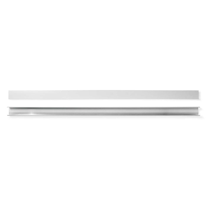 Canalina per cavi 110cm x 6cm bianca in alluminio