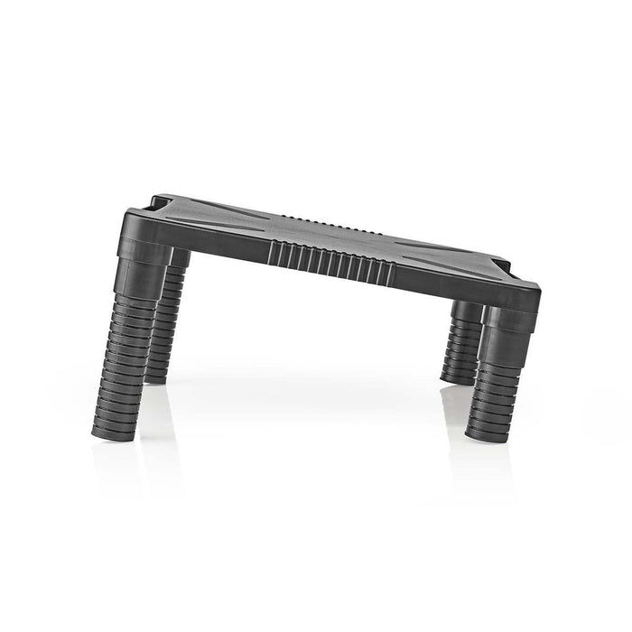 Supporto ergonomico per monitor | regolabile fino a 18 cm | Nero