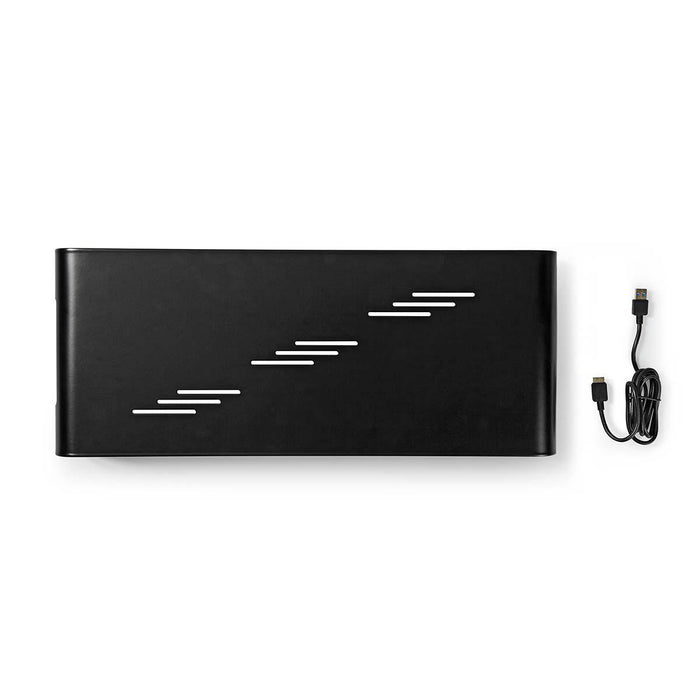 Supporto Ergonomico Multifunzionale | Hub USB 3.0 | 4 Porte | Nero