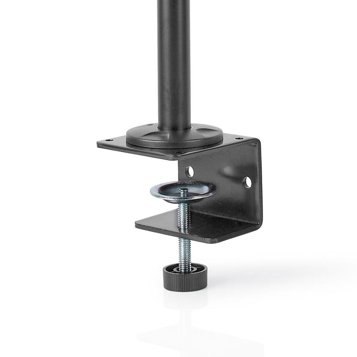 Supporto Ergonomico per Monitor | Tre Bracci per Monitor | Girevole e Inclinabile | Nero