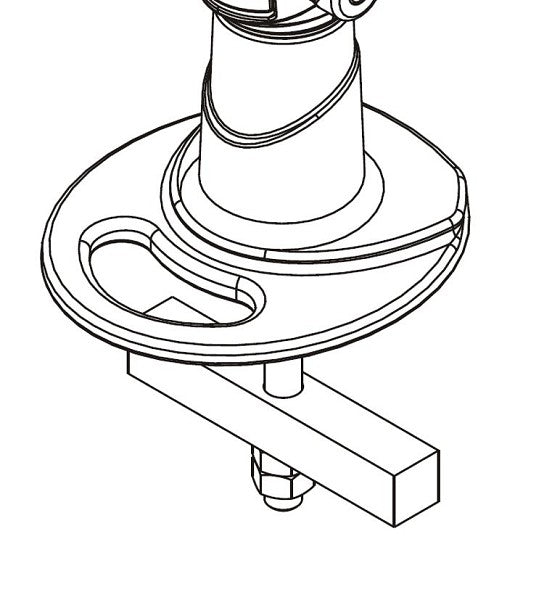Piastra di montaggio NewStar per passaggio scrivania FPMA-D940GROMMET