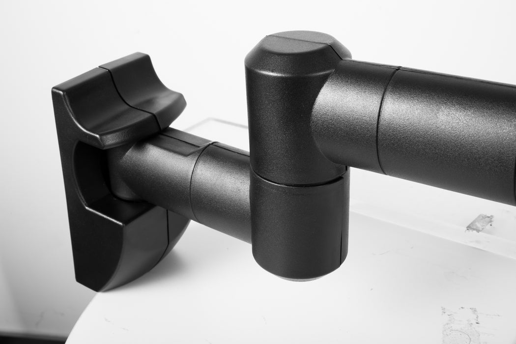 Supporto da parete per TV Wolff Mount con 3 punti di rotazione fino a 32 pollici | Universale | Compatto | Economico | VESA 200x200