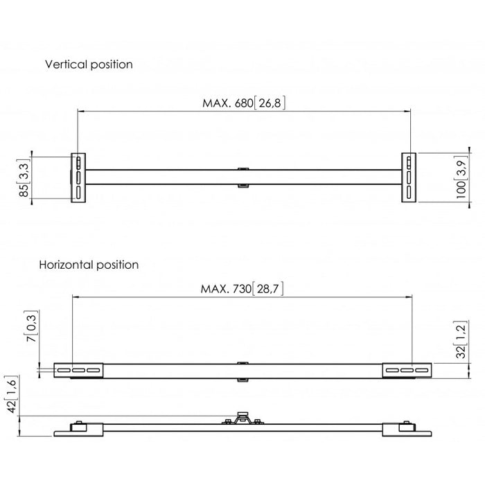 Staffa per soundbar Vogel's SOUND 3400