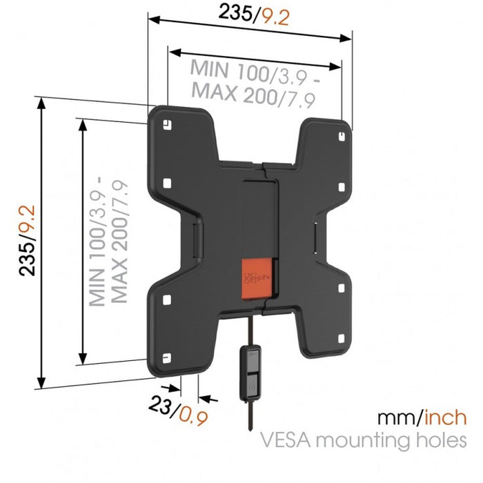 Vogels WALL 2105 Supporto da parete fisso per TV fino a 37 pollici
