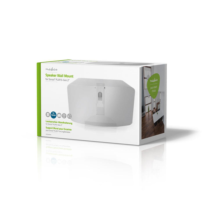 Supporto da Parete per Altoparlanti | Per Sonos® PLAY:5-Gen2? | Inclinabile e Girevole | Max. 7 kg
