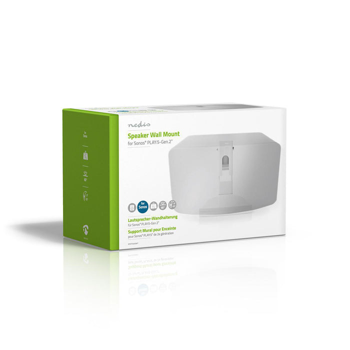 Supporto da Parete per Altoparlanti | Per Sonos® PLAY:5-Gen2? | Inclinabile e Girevole | Max. 7 kg