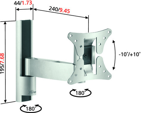 Vogels VFW 326 supporto da parete per LCD/TFT
