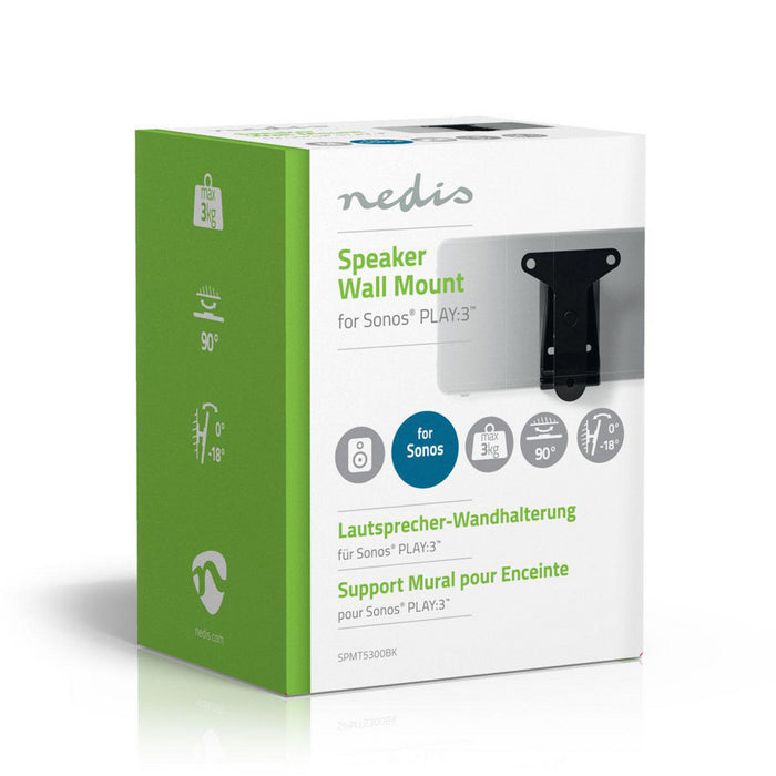 Supporto a parete per altoparlante | Sonos® PLAY:3? | Inclinabile e girevole | Max. 3 kg
