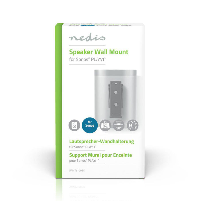 Supporto da Parete per Altoparlante | Sonos® PLAY:1? | Inclinabile e Girevole | Max. 3 kg