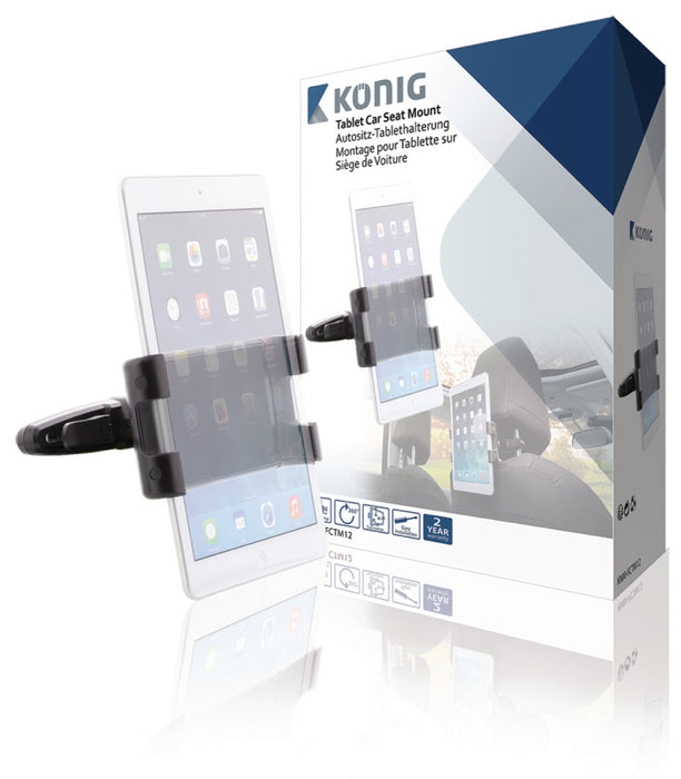 Supporto universale per tablet da poggiatesta auto 360° girevole e inclinabile