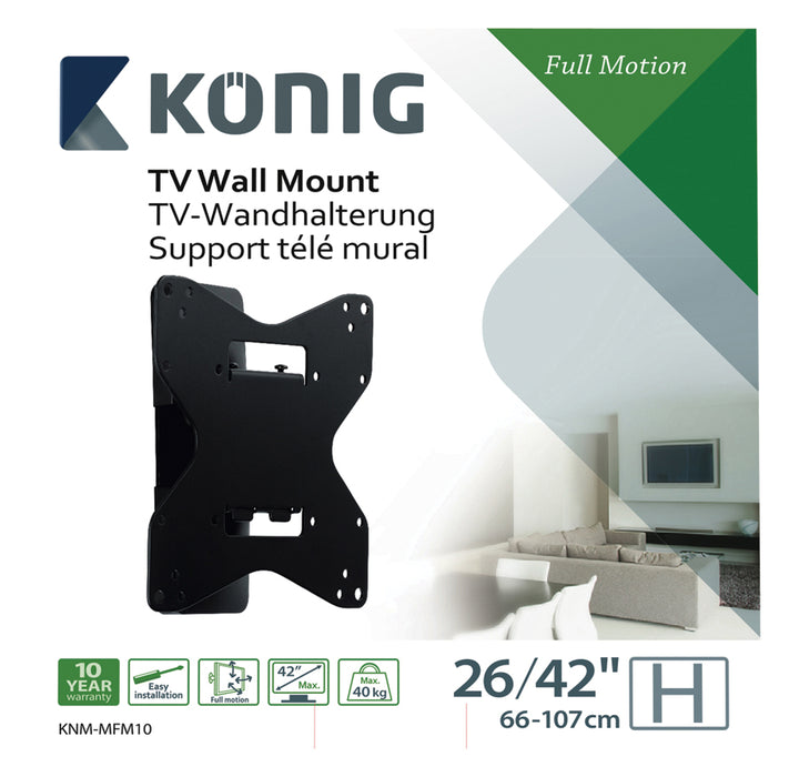 Supporto da parete completamente mobile 26-42"