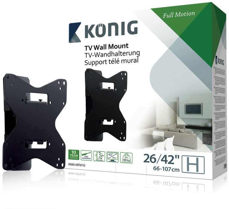 Supporto da parete completamente mobile 26-42"