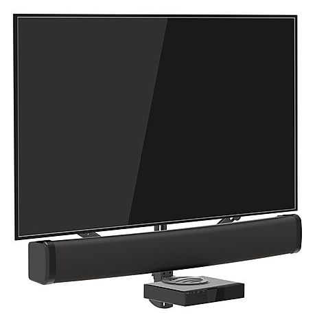 Supporto per barra audio + Piatto universale per decoder