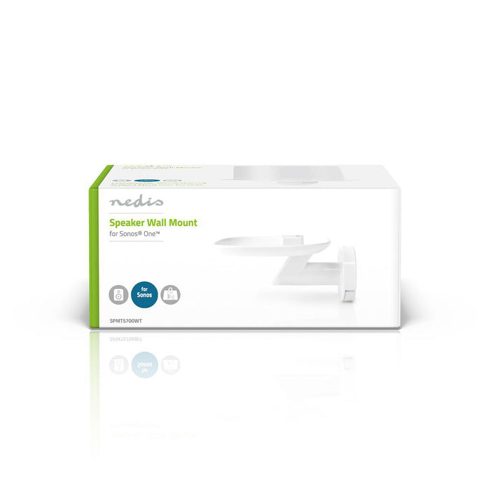 Supporto da Parete per Altoparlanti | Per Sonos One / Sonos® Play:1 | Max. 3 kg | Fisso