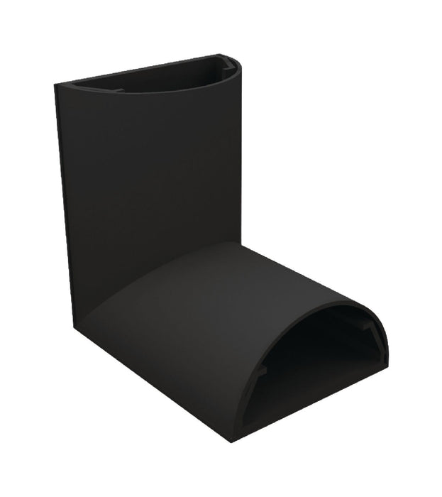 Angolo canalina cavi 90 gradi larghezza: 50 mm (nero)
