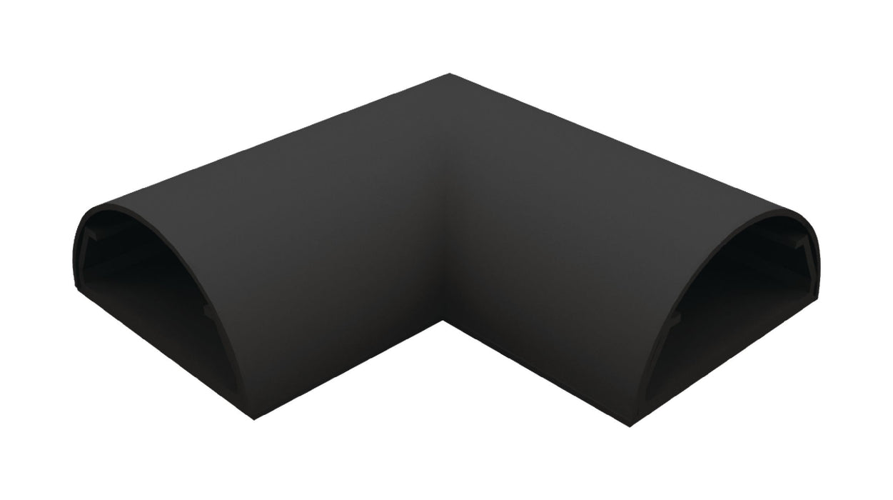 Angolo canalina cavi 90 gradi larghezza: 33 mm (nero)