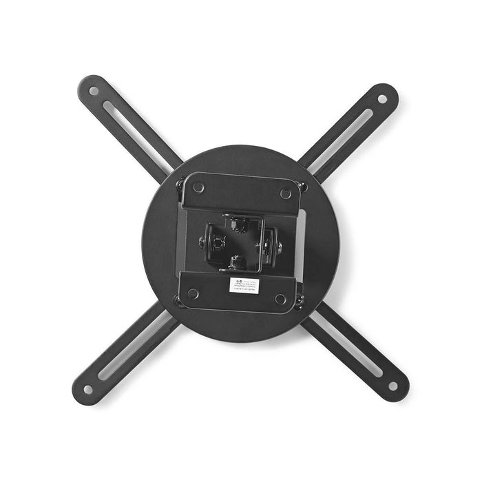 Supporto a soffitto per proiettore | Rotazione 360° | Max. 10 kg | Distanza dal soffitto 130 mm | Nero