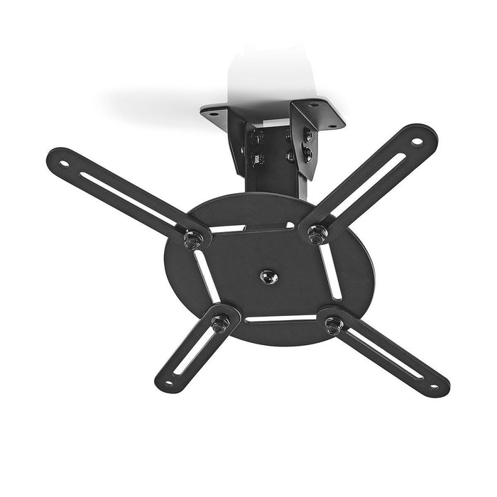 Supporto a soffitto per proiettore | Rotazione 360° | Max. 10 kg | Distanza dal soffitto 130 mm | Nero