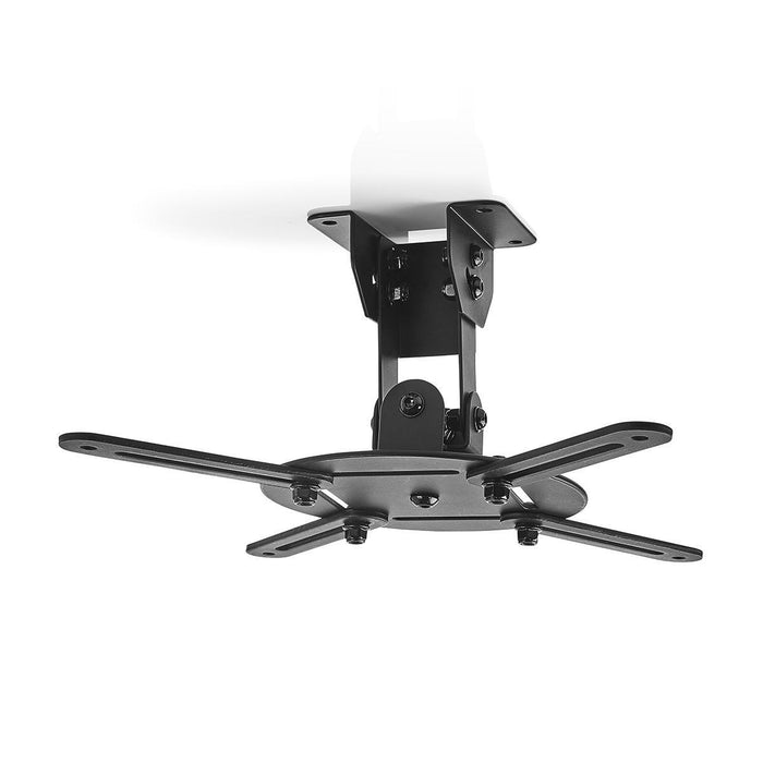Supporto a soffitto per proiettore | Rotazione 360° | Max. 10 kg | Distanza dal soffitto 130 mm | Nero