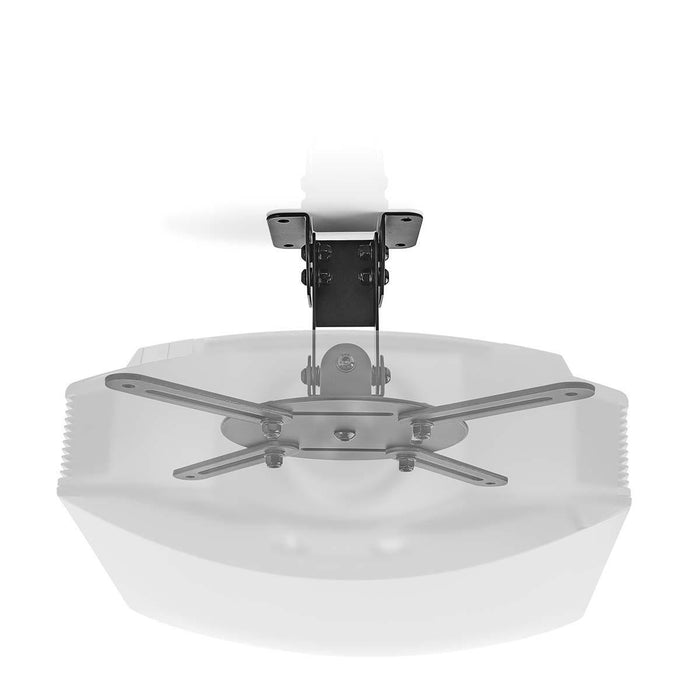 Supporto a soffitto per proiettore | Rotazione 360° | Max. 10 kg | Distanza dal soffitto 130 mm | Nero