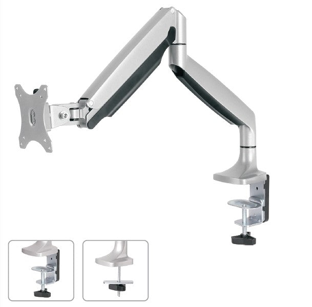 Neomounts NM-D750SILVER Supporto da scrivania per schermi fino a 32 pollici