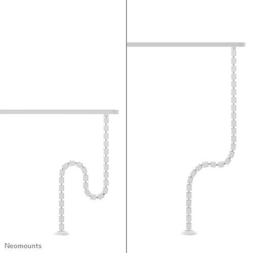 Neomounts ADS06-130WH Passacavi con fissaggio a vite – bianco