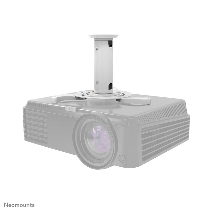 Supporto da soffitto universale Neomounts Beamer-C80 bianco per proiettori e videoproiettori