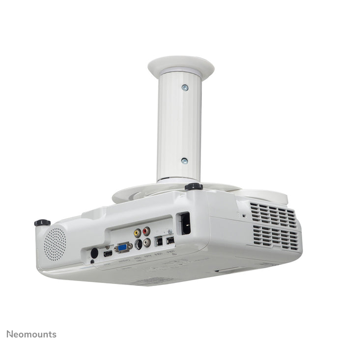 Supporto da soffitto universale Neomounts Beamer-C80 bianco per proiettori e videoproiettori