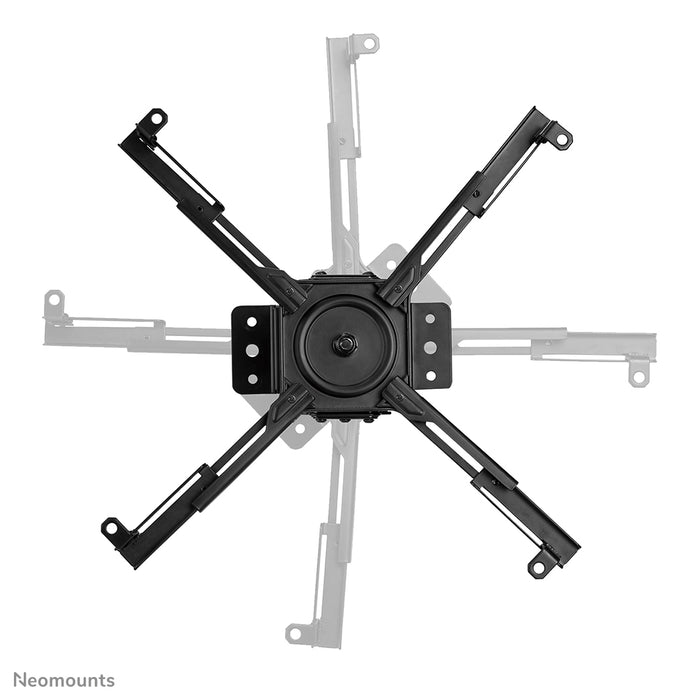 Supporto da soffitto universale per proiettore Neomounts CL25-540BL1, regolabile in altezza (60,5-90,5 cm) - Nero