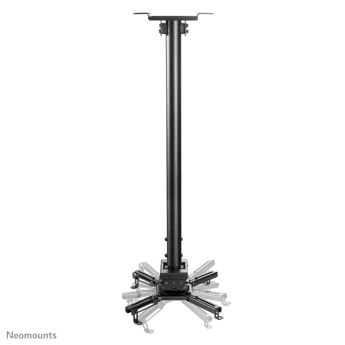 Neomounts CL25-550BL1 supporto universale da soffitto per proiettore, altezza regolabile (74,5-114,5 cm) - Nero