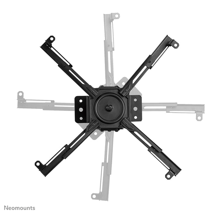 Neomounts CL25-550BL1 supporto universale da soffitto per proiettore, altezza regolabile (74,5-114,5 cm) - Nero