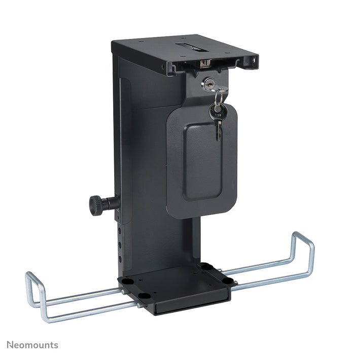 Supporto Neomounts CPU-D075 nero/LK per fissare PC alla scrivania. Incl. serratura.
