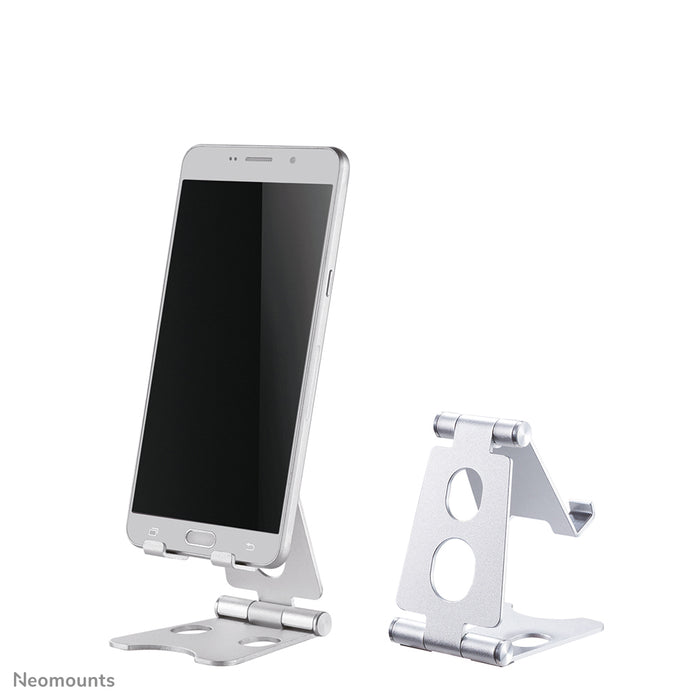 Supporto pieghevole universale Neomounts per telefono - Argento