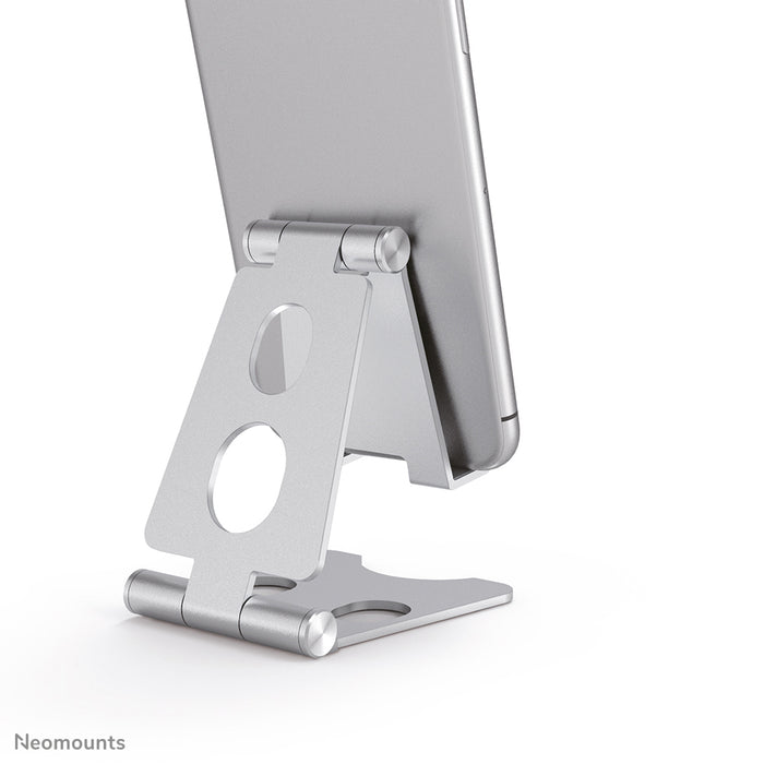 Supporto pieghevole universale Neomounts per telefono - Argento