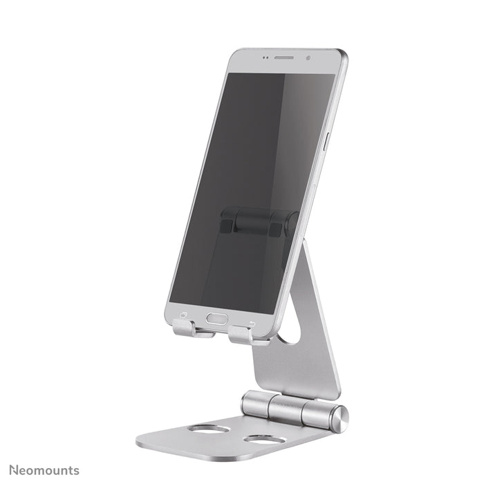 Supporto pieghevole universale Neomounts per telefono - Argento