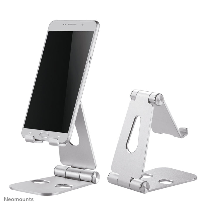 Supporto pieghevole universale Neomounts per telefono - Argento