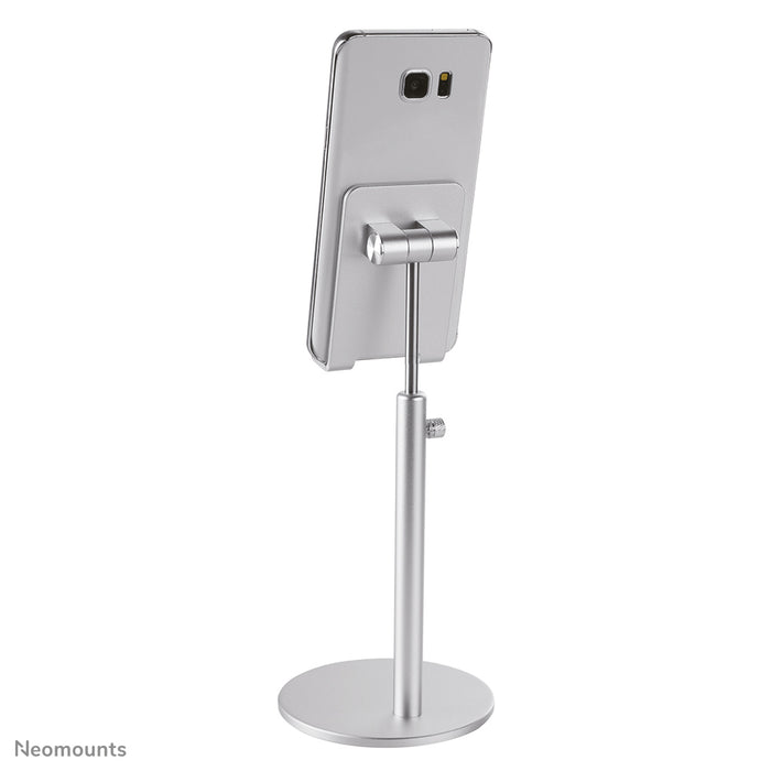 Supporto per telefono Neomounts regolabile in altezza - Argento