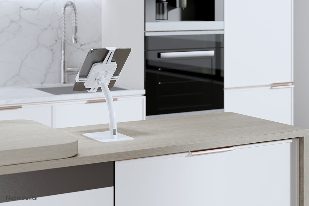 Neomounts DS15-625WH1 supporto da tavolo inclinabile e rotante per tablet da 7,9-11 pollici - Bianco